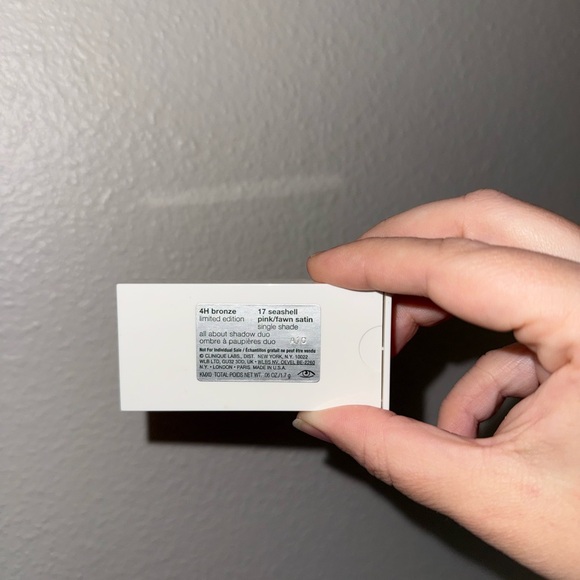 New Never Used Clinique Dual Tone Bronze Seashell Pink Fawn Satin Eyeshadow 💗 - Picture 3 of 15